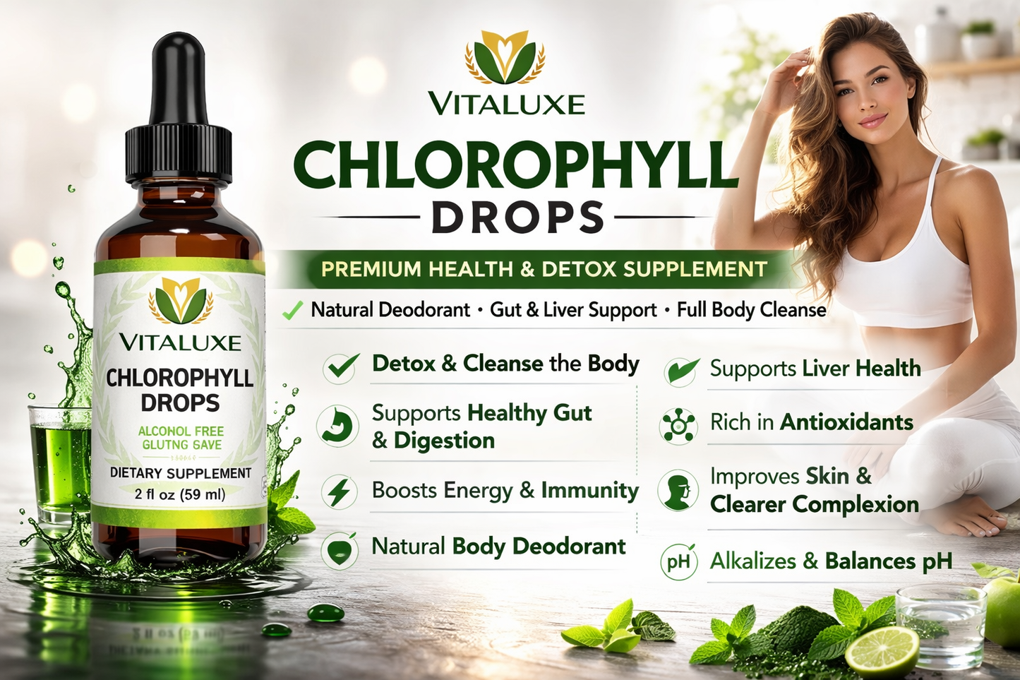 Vitaluxe Chlorophyll Drops