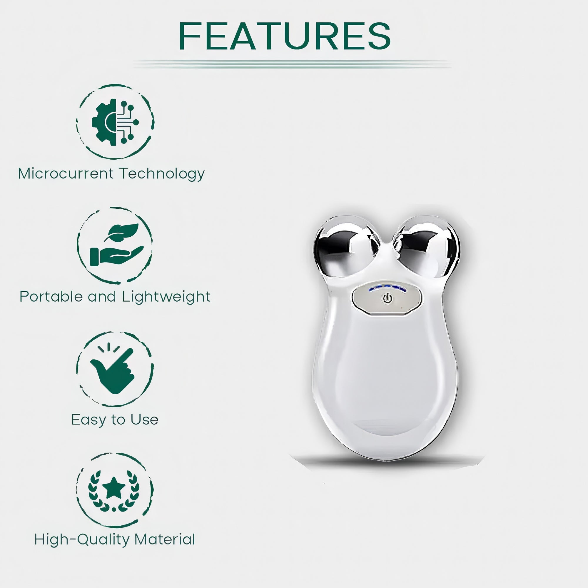Microcurrent Facial Toning Massager